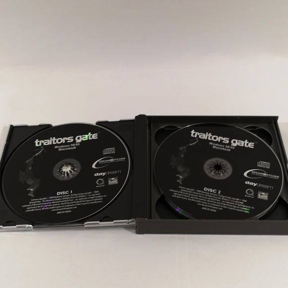 Traitors Gate PC Video Game, Complete 4 Disc Set with Manual, Unused Condition - Picture 6 of 7